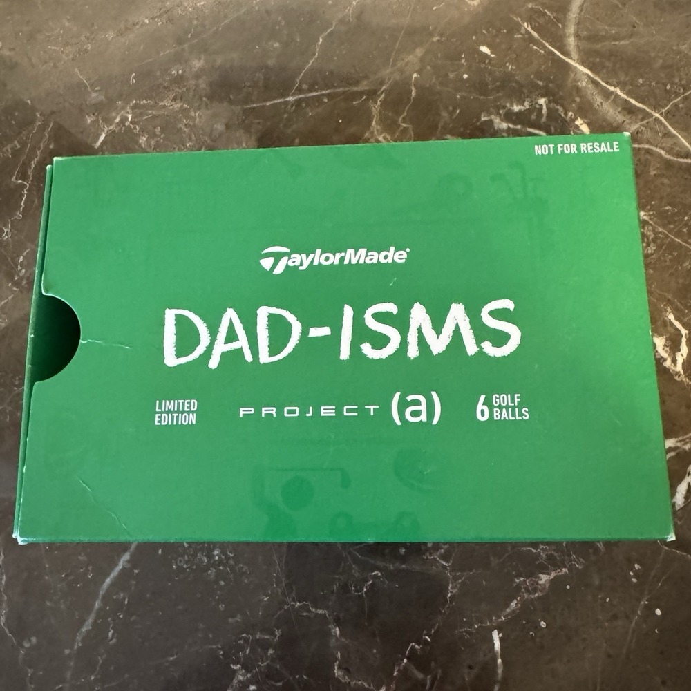TaylorMade Project (a) Dad-isms Limited Edition Tour Preferred White 6 Pack
